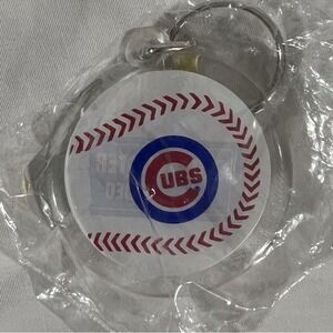 Blockbuster Video/Chicago Cubs Keychain NEW AND SEALED